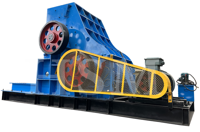 雙級(jí)粉碎機(jī)對(duì)輥破碎機(jī)、河卵石制砂機(jī)、石頭制砂機(jī)大圖